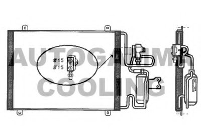 Конденсатор, кондиционер AUTOGAMMA купить