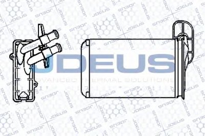 Теплообменник, отопление салона JDEUS