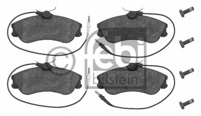 Комплект тормозных колодок, дисковый тормоз FEBI BILSTEIN