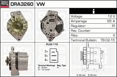 Генератор Remanufactured REMY (Light Duty) DELCO REMY купить