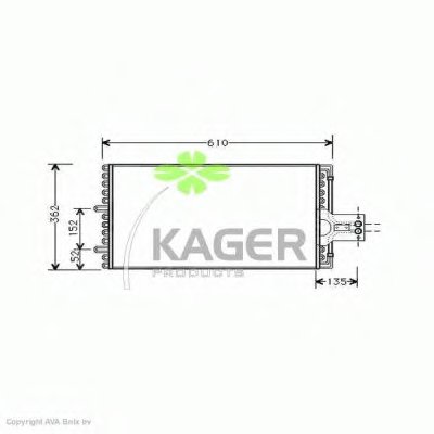 Конденсатор, кондиционер KAGER купить