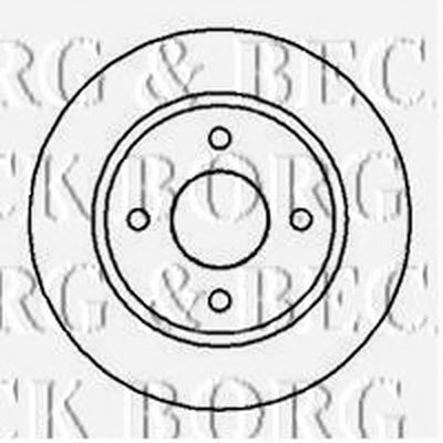 Тормозной диск BORG & BECK купить