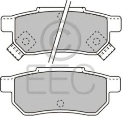 Комплект тормозных колодок, дисковый тормоз EEC купить