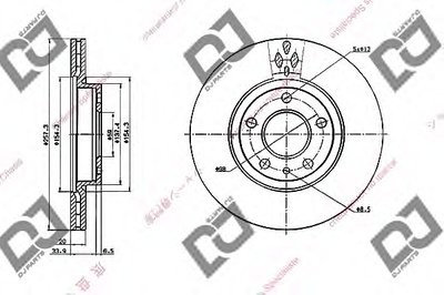 Тормозной диск DJ PARTS купить