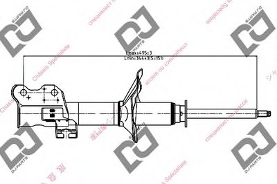 Амортизатор DJ PARTS купить