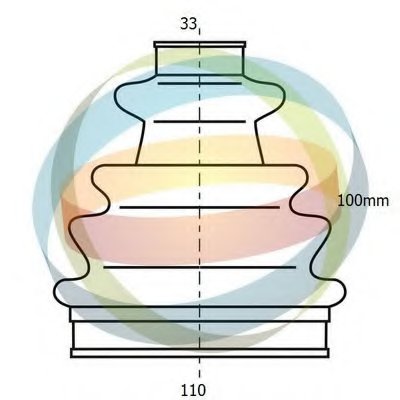 Комплект пылника, приводной вал ODM-MULTIPARTS