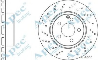 Тормозной диск APEC braking купить