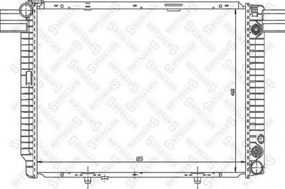 Радиатор, охлаждение двигателя STELLOX купить