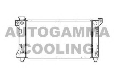 Радиатор, охлаждение двигателя AUTOGAMMA купить
