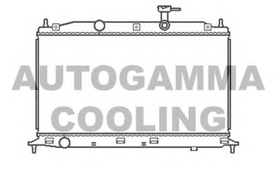 Радиатор, охлаждение двигателя AUTOGAMMA купить