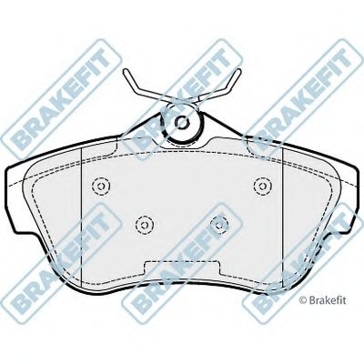 Комплект тормозных колодок, дисковый тормоз Brake Fit APEC braking