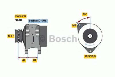 Генератор BOSCH купить