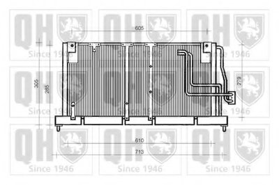 Конденсатор, кондиционер QUINTON HAZELL купить