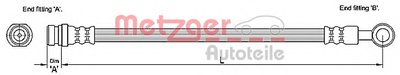 Тормозной шланг METZGER