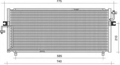 Конденсатор, кондиционер MAGNETI MARELLI купить