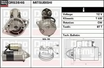 Стартер Remanufactured REMY (Light Duty) DELCO REMY купить