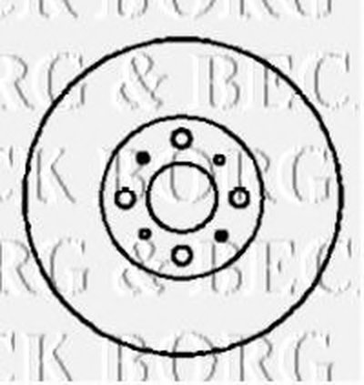Тормозной диск BORG & BECK купить