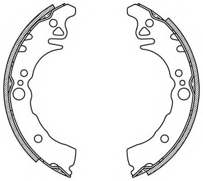 Комплект тормозных колодок ADVANCE OPEN PARTS купить