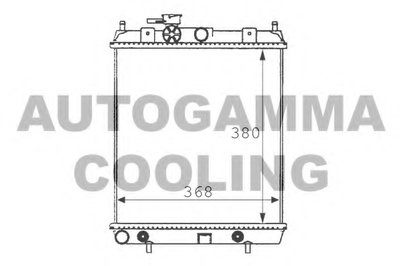 Радиатор, охлаждение двигателя AUTOGAMMA купить