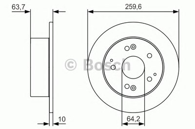 Тормозной диск BOSCH купить