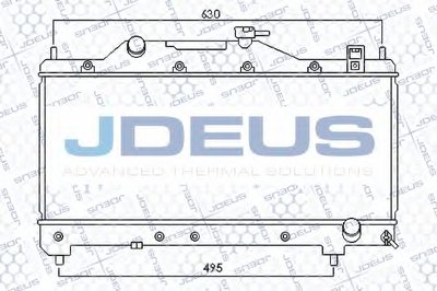 Радиатор, охлаждение двигателя JDEUS купить