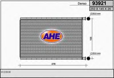 Теплообменник, отопление салона AHE
