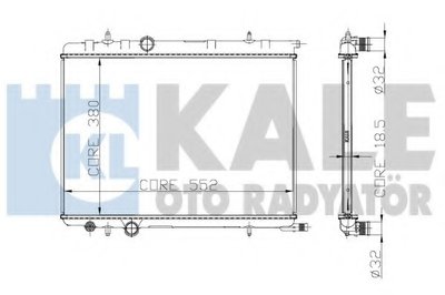 Радиатор, охлаждение двигателя KALE OTO RADYATÖR купить