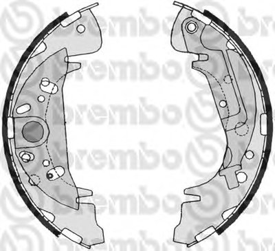 Комплект тормозных колодок BREMBO купить