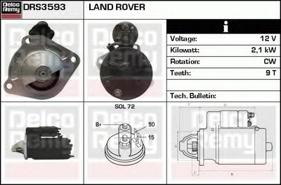 Стартер Remanufactured REMY (Light Duty) DELCO REMY купить