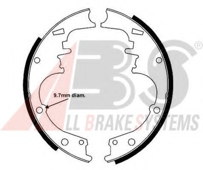 Комплект тормозных колодок A.B.S. купить