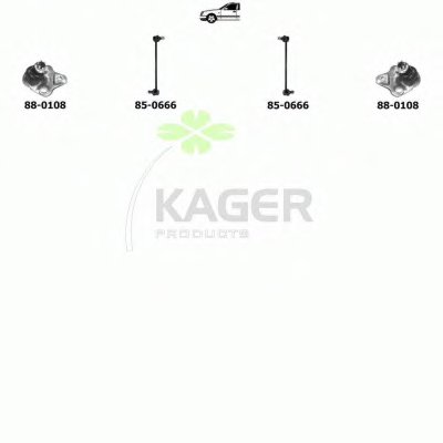 Подвеска колеса KAGER