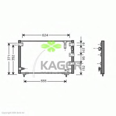 Конденсатор, кондиционер KAGER купить