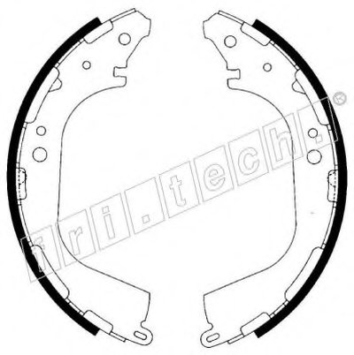 Комплект тормозных колодок fri.tech. купить