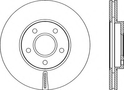 Тормозной диск ADAPTIVE OPEN PARTS купить