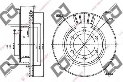 Тормозной диск DJ PARTS купить