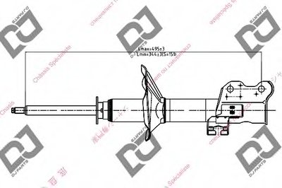 Амортизатор DJ PARTS купить