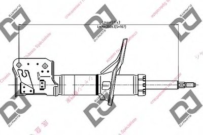 Амортизатор DJ PARTS купить