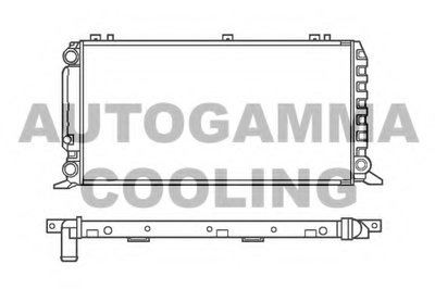 Радиатор, охлаждение двигателя AUTOGAMMA купить