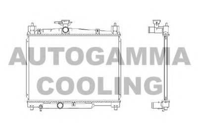 Радиатор, охлаждение двигателя AUTOGAMMA купить