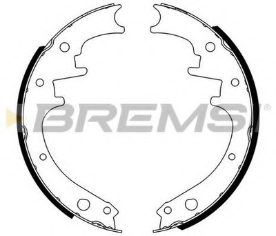 Комплект тормозных колодок BREMSI купить
