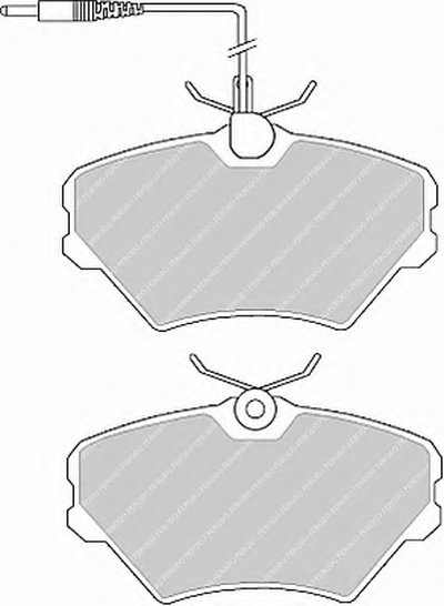 Комплект тормозных колодок, дисковый тормоз