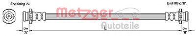 Тормозной шланг METZGER