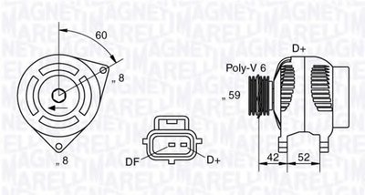 Генератор MAGNETI MARELLI купить