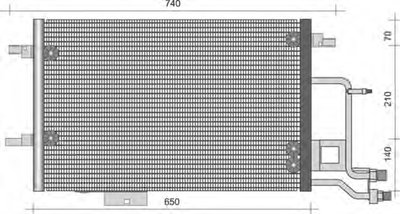 Конденсатор, кондиционер MAGNETI MARELLI купить