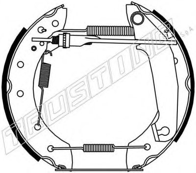 Комплект тормозных колодок FAST KIT TRUSTING купить