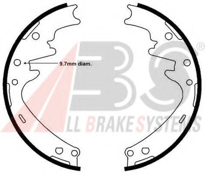 Комплект тормозных колодок A.B.S. купить