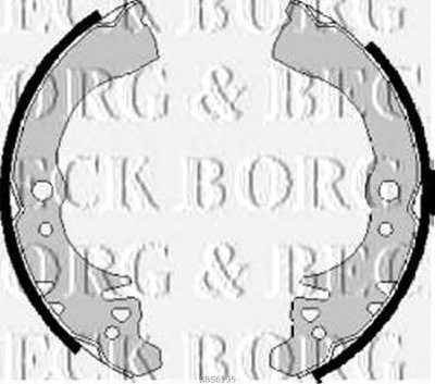 Комплект тормозных колодок BORG & BECK купить