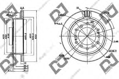 Тормозной диск DJ PARTS купить