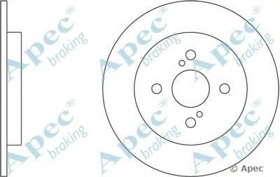 Тормозной диск APEC braking купить