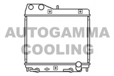 Радиатор, охлаждение двигателя AUTOGAMMA купить